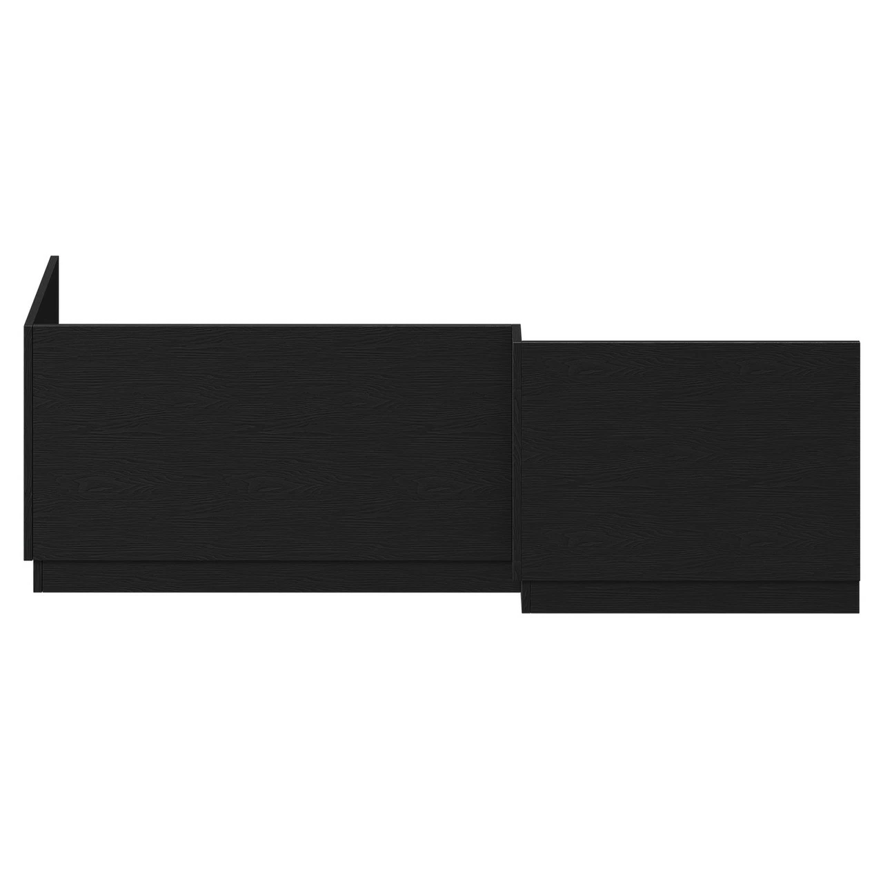 Nero Oak MDF 1700mm L Shaped Front And End Bath Panel Set - Image 2