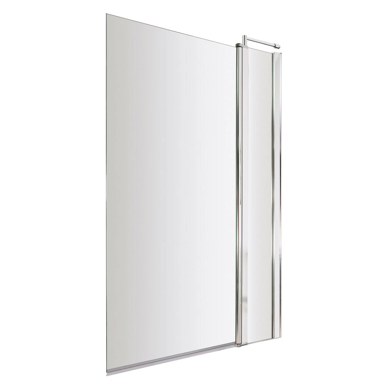 Nuie 1005mm Square Bath Screen With Fixed Panel - NSSQ1 3 Nuie 1005mm Square Bath Screen With Fixed Panel - NSSQ1