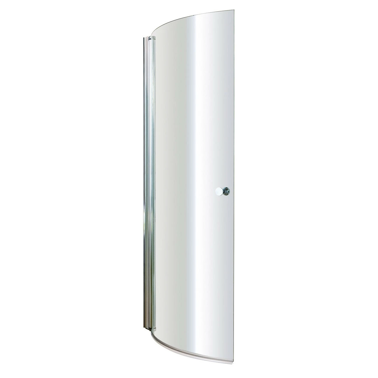 Nuie 720mm Curved Bath Screen With Knob - NCS1 2 Nuie 720mm Curved Bath Screen With Knob - NCS1