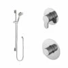 Nuie Arvan Chrome 1 Outlet Concealed Thermostatic Shower Bundle With Slide Rail Kit - SBR126ST1 -Wholesaledomestic Shop nuie arvan chrome 1 outlet concealed thermostatic shower bundle with slide rail kit sbr126st1 79606.1666714529