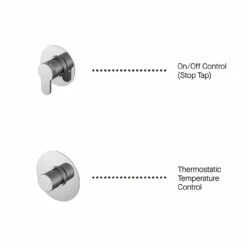 Nuie Arvan Chrome 1 Outlet Concealed Thermostatic Shower Bundle With Slide Rail Kit - SBR126ST1 7 Nuie Arvan Chrome 1 Outlet Concealed Thermostatic Shower Bundle With Slide Rail Kit - SBR126ST1 -Wholesaledomestic Shop nuie arvan chrome 1 outlet concealed thermostatic shower bundle with slide rail kit sbr126st1 two 50453.1666714529