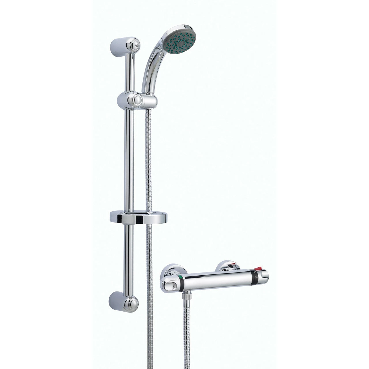 Nuie Dune Thermostatic Bar Valve With Slider Rail Kit - A3910 3 Nuie Dune Thermostatic Bar Valve With Slider Rail Kit - A3910