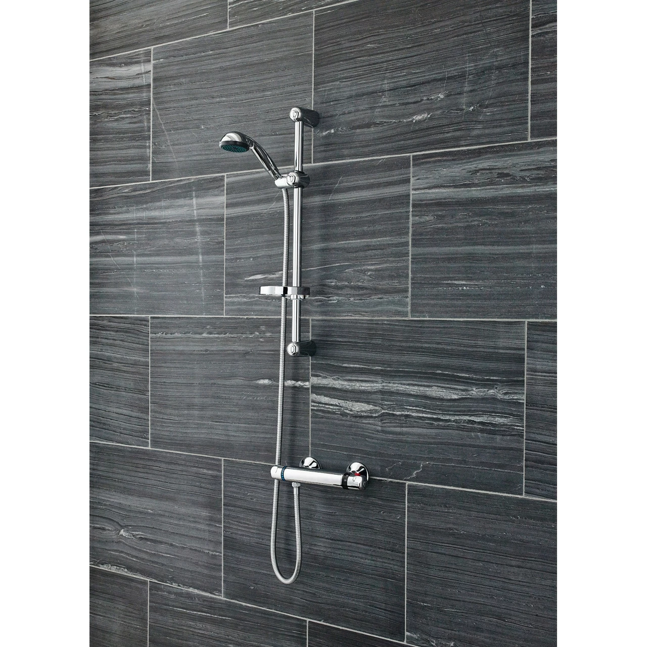 Nuie Dune Thermostatic Bar Valve With Slider Rail Kit - A3910 4 Nuie Dune Thermostatic Bar Valve With Slider Rail Kit - A3910 - Image 2