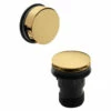 Nuie Easyclean Push Button Bath Waste With Minamilist Overflow Brushed Brass - E827 -Wholesaledomestic Shop nuie easyclean push button bath waste with minamilist overflow brushed brass e827 main 91634.1664526153