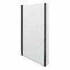 Nuie Pacific Matt Black L Shaped Bath Screen With Fixed Return - NSBS7BP -Wholesaledomestic Shop nuie pacific matt black l shaped bath screen with fixed return nsbs7bp 85166.1666714494