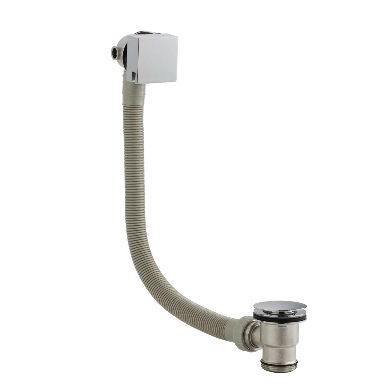 Nuie Square Slimline Freeflow Bath Filler - E317 3 Nuie Square Slimline Freeflow Bath Filler - E317