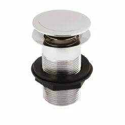 Nuie Unslotted Push Button Basin Waste - EK304