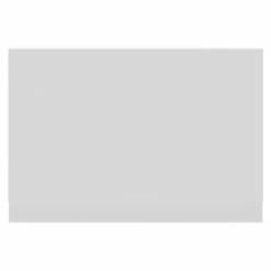 Matt White MDF 800mm End Bath Panel