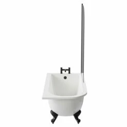 Oxford 1700mm X 750mm Right Hand Single Ended Freestanding Shower Bath With Bath Screen And Matt Black Claw Feet 11 Oxford 1700mm X 750mm Right Hand Single Ended Freestanding Shower Bath With Bath Screen And Matt Black Claw Feet -Wholesaledomestic Shop oxford 1700mm x 750mm right hand single ended freestanding shower bath with bath screen and matt black claw feet side 07255.1667579127
