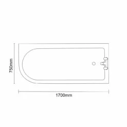 Windsor. Oxford 1700mm X 750mm Right Hand Single Ended Freestanding Shower Bath With Chrome Tiger Feet 13 Windsor. Oxford 1700mm X 750mm Right Hand Single Ended Freestanding Shower Bath With Chrome Tiger Feet -Wholesaledomestic Shop oxford 1700mm x 750mm right hand single ended freestanding shower bath with chrome tiger feet line top 70513.1664613959