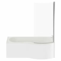 Plage 1700mm Right Hand P Shaped Shower Bath With Bath Screen And Front Bath Panel 11 Plage 1700mm Right Hand P Shaped Shower Bath With Bath Screen And Front Bath Panel -Wholesaledomestic Shop plage 1700mm right hand p shaped shower bath with bath screen and front bath panel front 68366.1691438795
