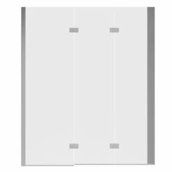 Polished Chrome 1250mm Left Hand Three Panel Infold Bath Shower Screen 10 Polished Chrome 1250mm Left Hand Three Panel Infold Bath Shower Screen -Wholesaledomestic Shop polished chrome 1250mm left hand three panel infold bath shower screen front 03115.1652444632