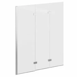 Polished Chrome 1250mm Left Hand Three Panel Infold Bath Shower Screen 11 Polished Chrome 1250mm Left Hand Three Panel Infold Bath Shower Screen -Wholesaledomestic Shop polished chrome 1250mm left hand three panel infold bath shower screen left 41276.1652444632