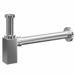 Polished Chrome 180mm Square Basin Bottle Trap 10 Polished Chrome 180mm Square Basin Bottle Trap -Wholesaledomestic Shop polished chrome 180mm square basin bottle trap left 49860.1652444147