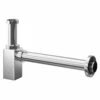 Polished Chrome 180mm Square Basin Bottle Trap 1 Polished Chrome 180mm Square Basin Bottle Trap -Wholesaledomestic Shop polished chrome 180mm square basin bottle trap right 69875.1652444147