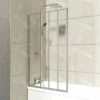 Polished Chrome 840mm Four Fold Shower Screen -Wholesaledomestic Shop polished chrome 840mm four fold shower screen roomset 59389.1652443975