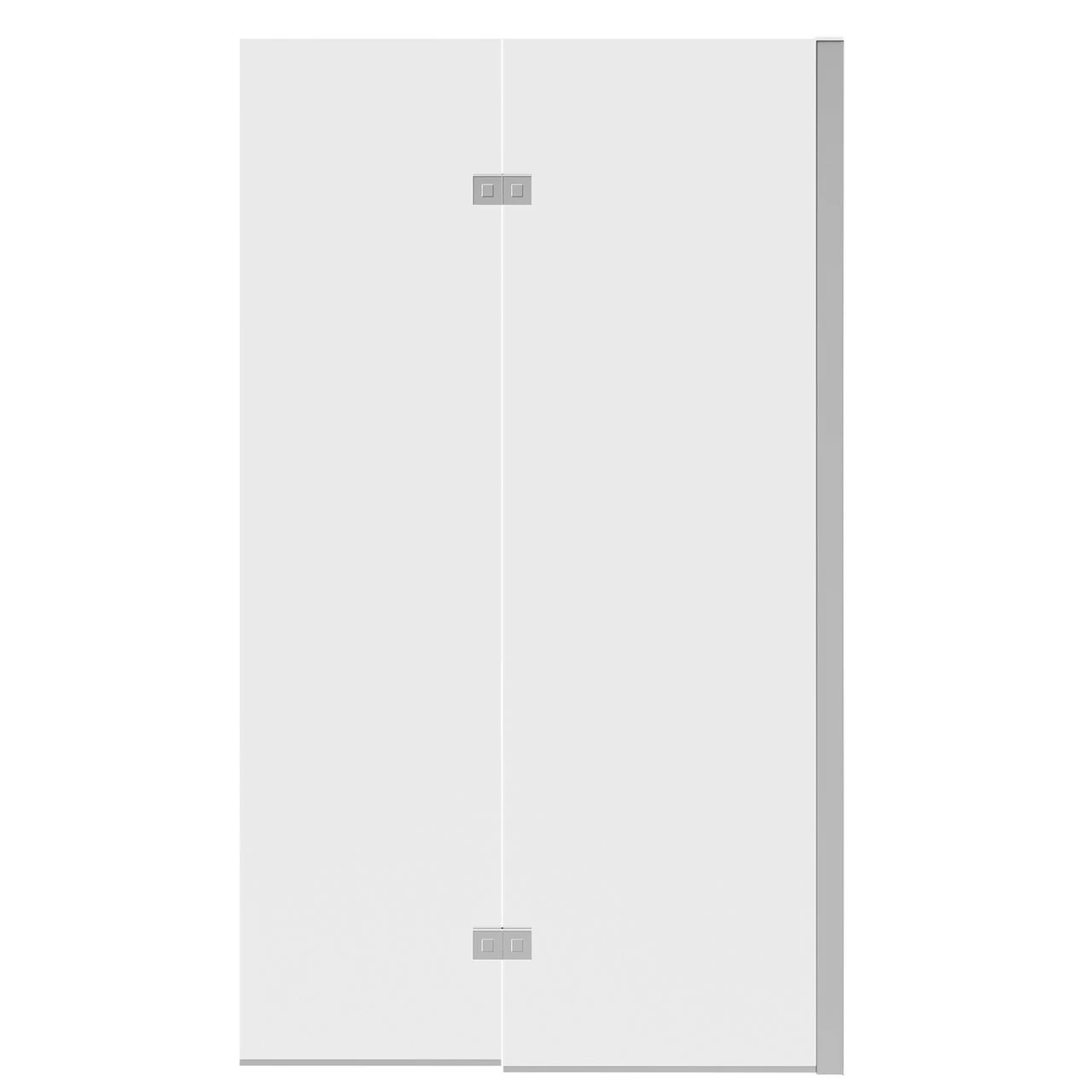 Polished Chrome 875mm Right Hand Two Panel Infold Bath Shower Screen 5 Polished Chrome 875mm Right Hand Two Panel Infold Bath Shower Screen - Image 3