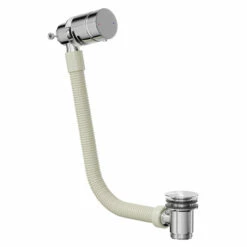 Polished Chrome Bath Mixer Filler And Waste Combination 10 Polished Chrome Bath Mixer Filler And Waste Combination -Wholesaledomestic Shop polished chrome bath mixer filler and waste combination left 73972.1652444492