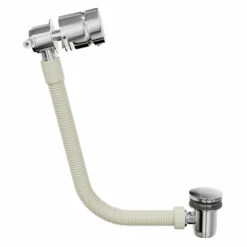 Polished Chrome Bath Mixer Filler And Waste Combination 11 Polished Chrome Bath Mixer Filler And Waste Combination -Wholesaledomestic Shop polished chrome bath mixer filler and waste combination side 87730.1652444492