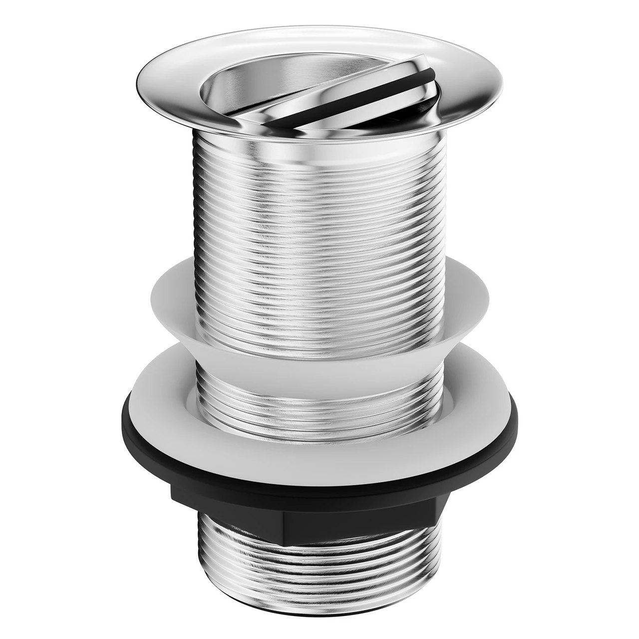 Polished Chrome Flip Over Unslotted Basin Waste 3 Polished Chrome Flip Over Unslotted Basin Waste