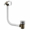 Polished Chrome Free Flow Bath Filler With Push Waste And Overflow 1 Polished Chrome Free Flow Bath Filler With Push Waste And Overflow -Wholesaledomestic Shop polished chrome free flow bath filler with push waste and overflow left 51914.1652444145