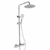 RAK Compact Round Exposed Thermostatic Shower Column With Fixed Head And Shower Kit - RAKSHW6003 1 RAK Compact Round Exposed Thermostatic Shower Column With Fixed Head And Shower Kit - RAKSHW6003 -Wholesaledomestic Shop rak compact round exposed thermostatic shower column with fixed head and shower kit rakshw6003 69115.1652443777