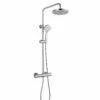 RAK Round Cool Touch Thermostatic Shower Column With Fixed Head And Shower Kit - RAKSHW6011 -Wholesaledomestic Shop rak round cool touch thermostatic shower column with fixed head and shower kit rakshw6011 61415.1652443777