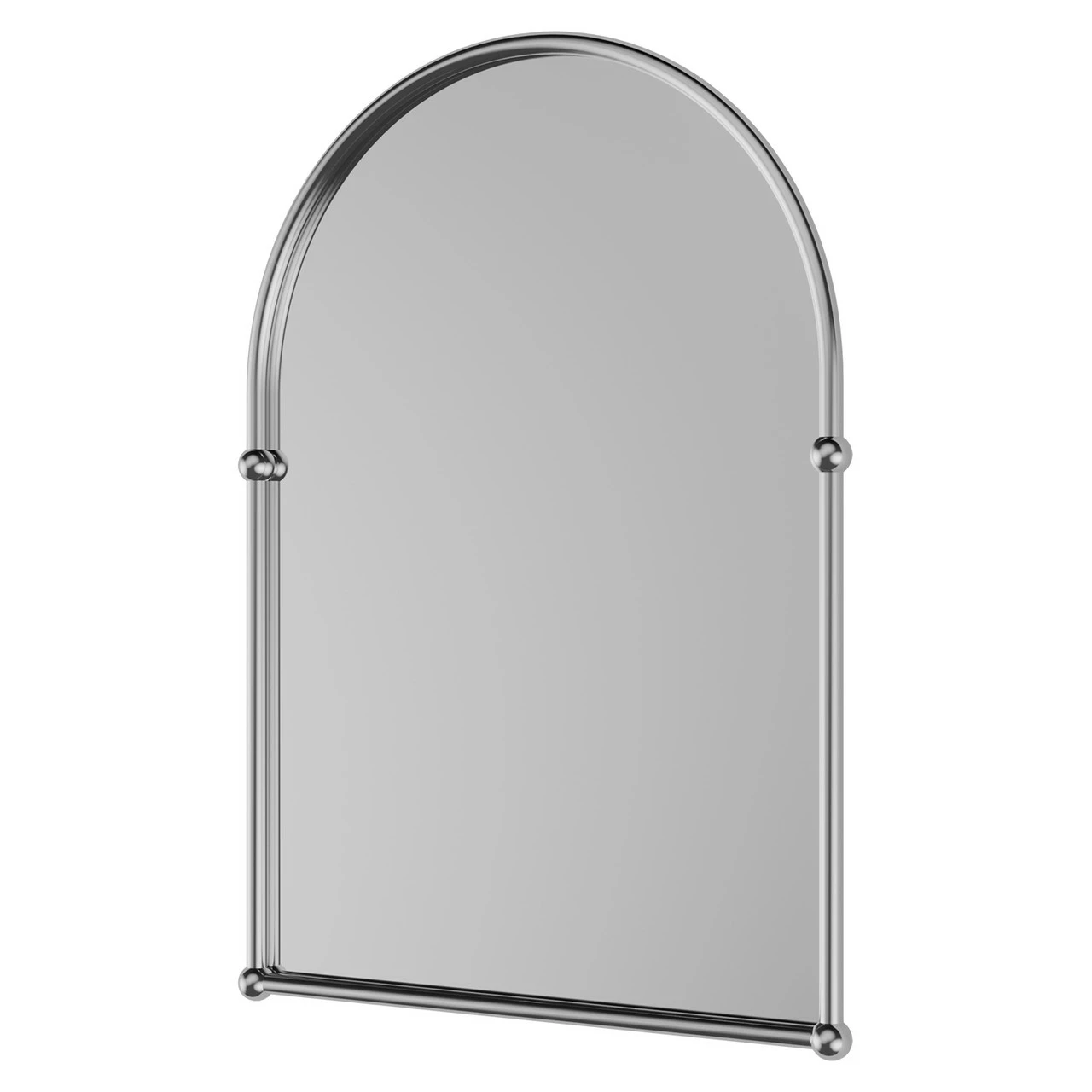 Richmond Polished Chrome 480mm X 670mm Arched Mirror 3 Richmond Polished Chrome 480mm X 670mm Arched Mirror