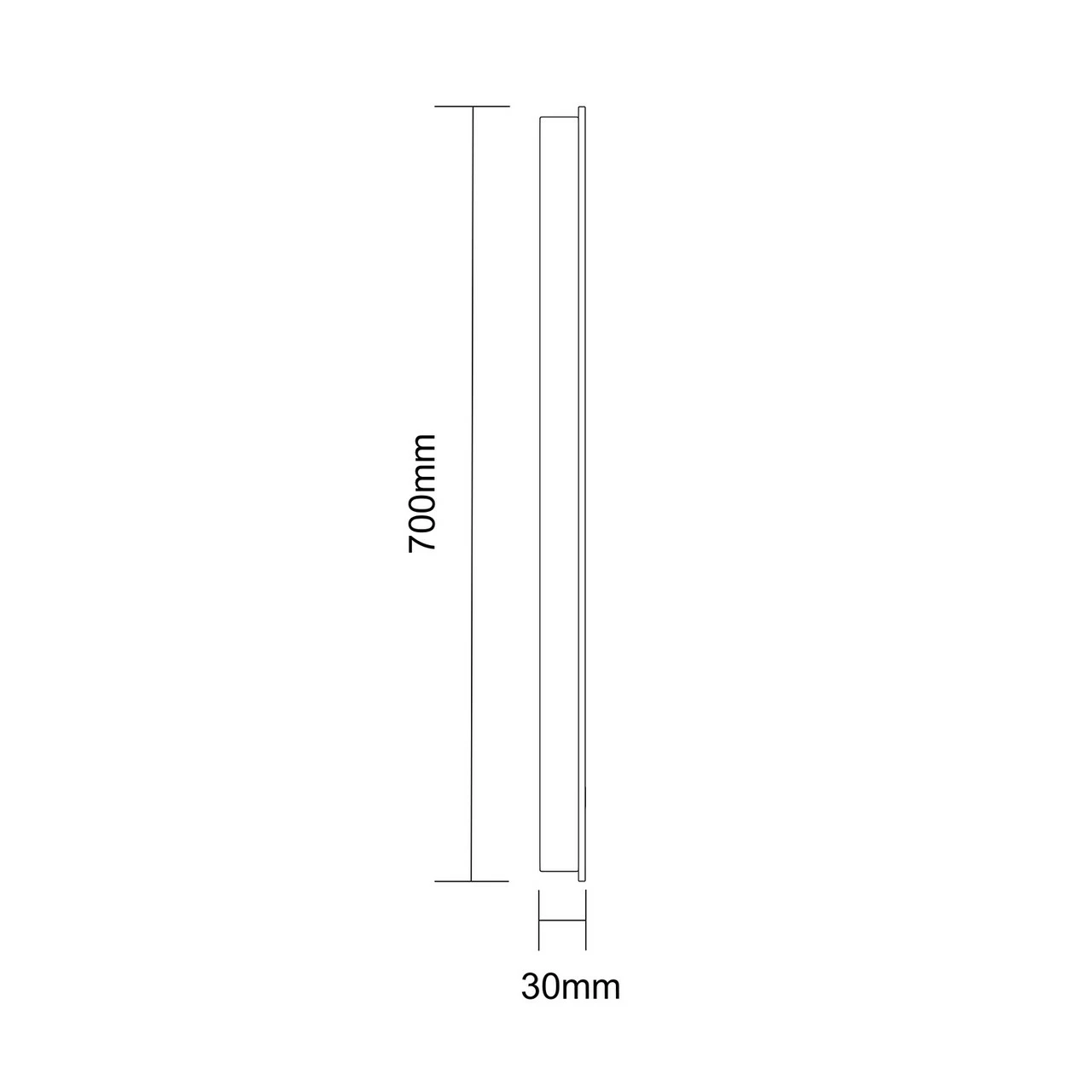 Roma 500mm X 700mm Illuminated LED Mirror With Demister 7 Roma 500mm X 700mm Illuminated LED Mirror With Demister - Image 5