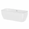 Sharm 1700mm X 750mm Freestanding Double Ended Bath 2 Sharm 1700mm X 750mm Freestanding Double Ended Bath -Wholesaledomestic Shop sharm 1700mm x 750mm freestanding double ended bath right 55639.1652444420