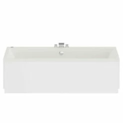 Slim Edge 1700mm X 700mm 12 Jet Chrome Easifit Double Ended Spa Bath -Wholesaledomestic Shop slim edge 1700mm x 700mm 12 jet chrome easifit double ended spa bath front 23406.1691438800