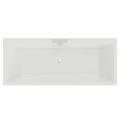 Slim Edge 1700mm X 700mm Straight Double Ended Bath