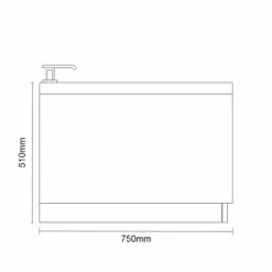 Slim Edge 1700mm X 750mm 12 Jet Chrome Flat Jet Double Ended Whirlpool Bath -Wholesaledomestic Shop slim edge 1700mm x 750mm 12 jet chrome flat jet double ended whirlpool bath line side 03923.1652445171