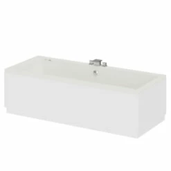 Slim Edge 1700mm X 750mm 12 Jet Chrome Flat Jet Double Ended Whirlpool Bath -Wholesaledomestic Shop slim edge 1700mm x 750mm 12 jet chrome flat jet double ended whirlpool bath right 54331.1691438807