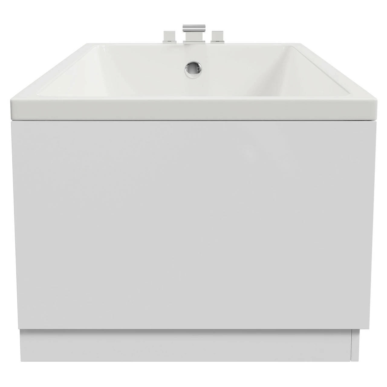 Slim Edge 1700mm X 800mm Straight Single Ended Bath - Image 5