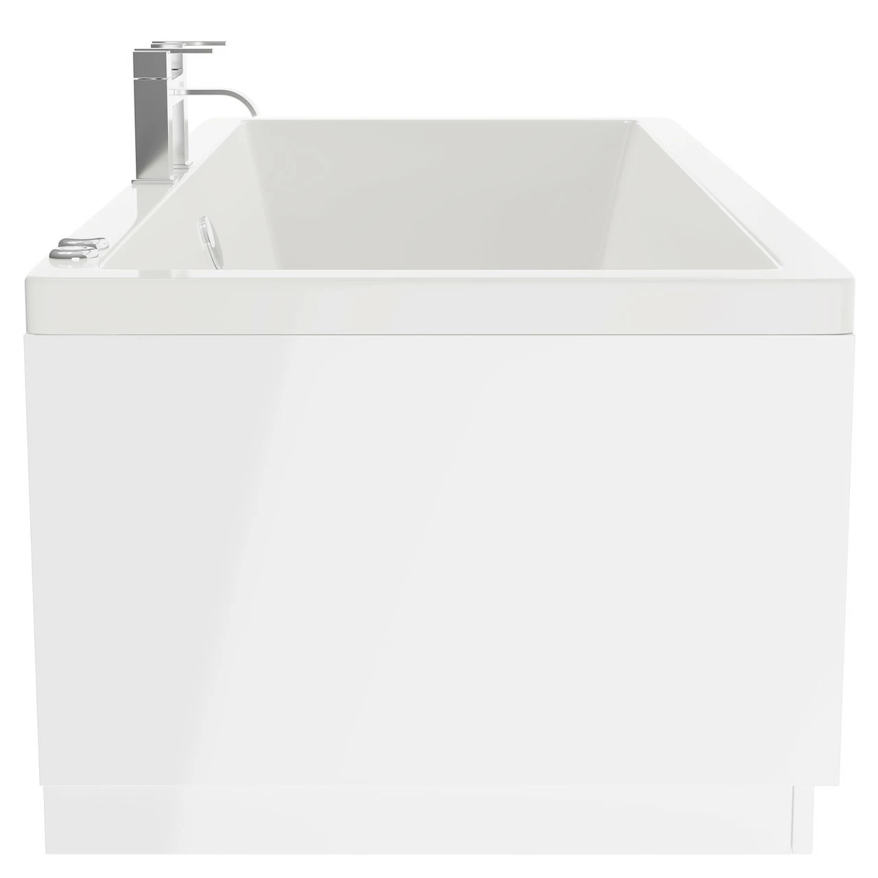 Square 1700mm X 700mm 12 Jet Chrome V-Tec Double Ended Whirlpool Bath 7 Square 1700mm X 700mm 12 Jet Chrome V-Tec Double Ended Whirlpool Bath - Image 5