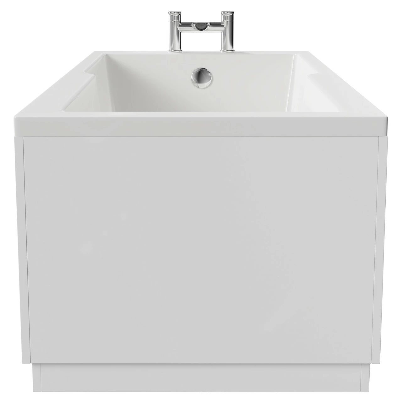 Square 1700mm X 750mm Straight Single Ended Shower Bath 6 Square 1700mm X 750mm Straight Single Ended Shower Bath - Image 4
