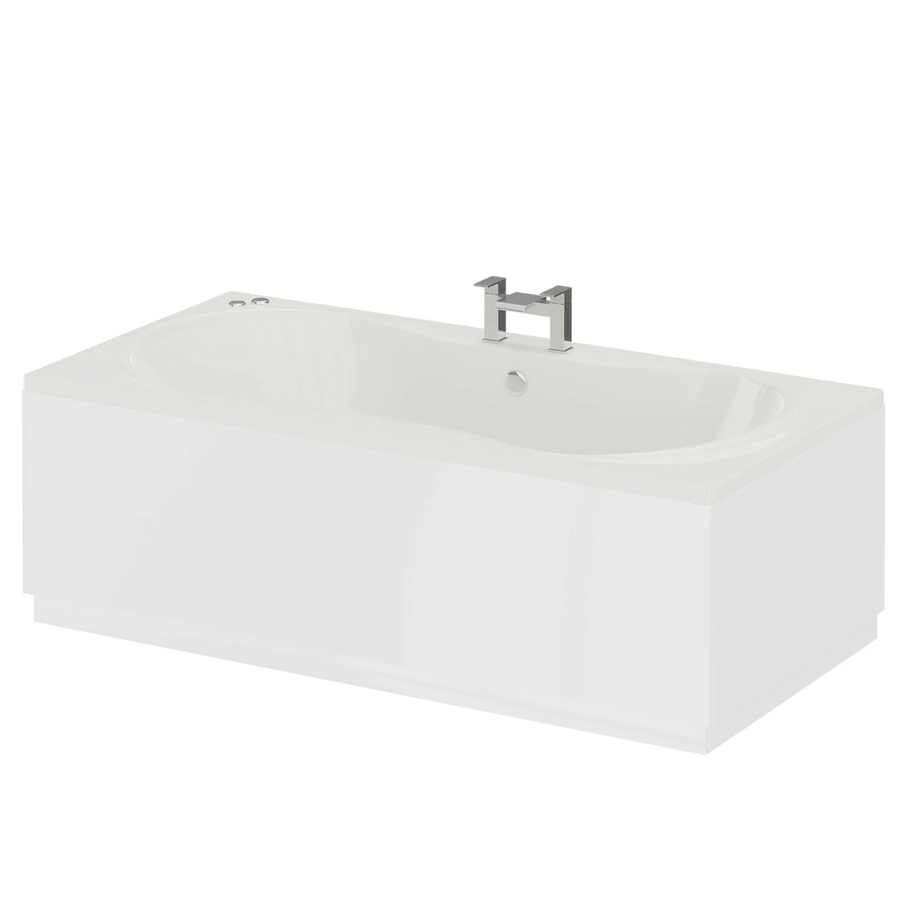 Strata Duo XL 1800mm X 900mm 6 Jet Chrome V-Tec Double Ended Whirlpool Bath 4 Strata Duo XL 1800mm X 900mm 6 Jet Chrome V-Tec Double Ended Whirlpool Bath - Image 2