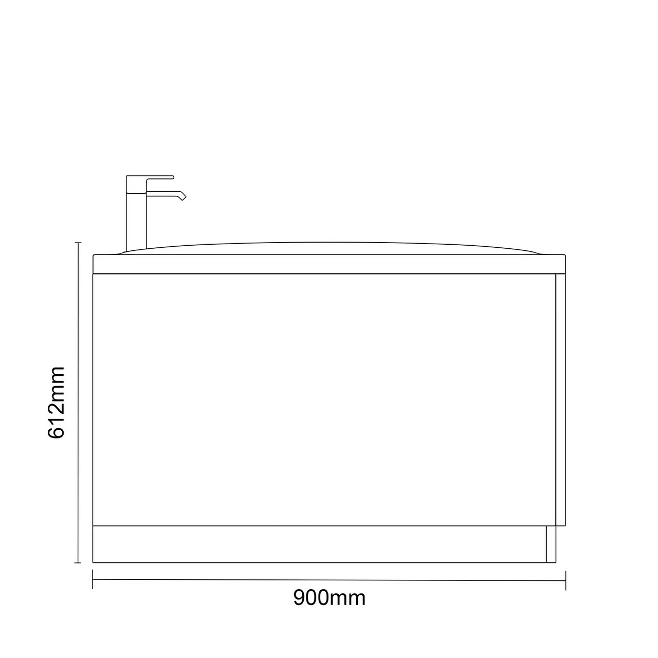 Strata Duo XL 1800mm X 900mm Straight Double Ended Bath 8 Strata Duo XL 1800mm X 900mm Straight Double Ended Bath - Image 6