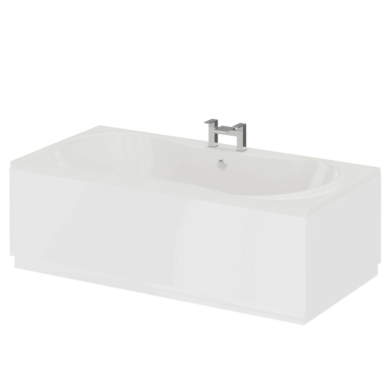 Strata Duo XL 1800mm X 900mm Straight Double Ended Bath 4 Strata Duo XL 1800mm X 900mm Straight Double Ended Bath - Image 2