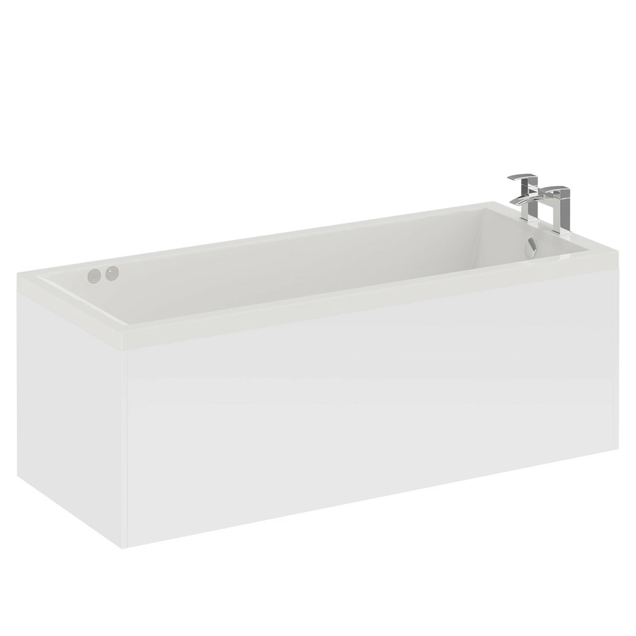 Summit 1700mm X 700mm 12 Jet Chrome Flat Jet Single Ended Whirlpool Bath 5 Summit 1700mm X 700mm 12 Jet Chrome Flat Jet Single Ended Whirlpool Bath - Image 3