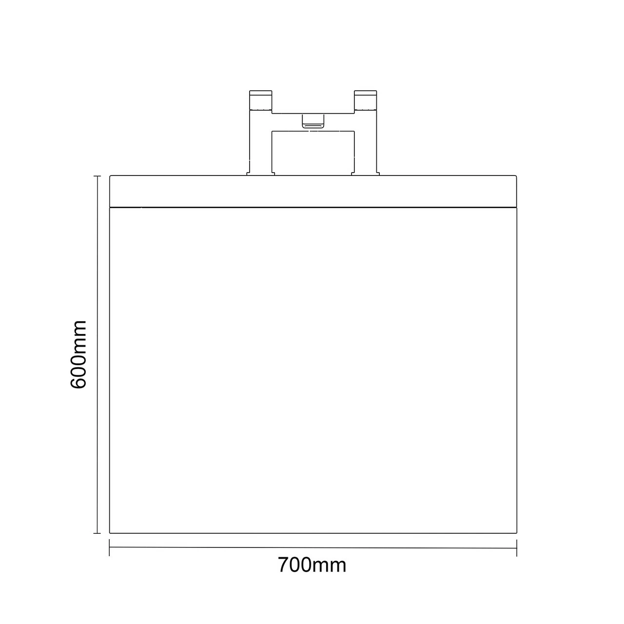 Summit 1700mm X 700mm 12 Jet Chrome Flat Jet Single Ended Whirlpool Bath 8 Summit 1700mm X 700mm 12 Jet Chrome Flat Jet Single Ended Whirlpool Bath - Image 6