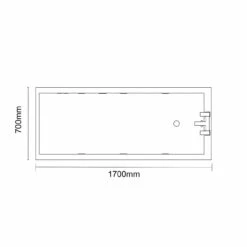 Summit 1700mm X 700mm 6 Jet Chrome Flat Jet Single Ended Whirlpool Bath -Wholesaledomestic Shop summit 1700mm x 700mm 6 jet chrome flat jet single ended whirlpool bath line 57900.1652515727