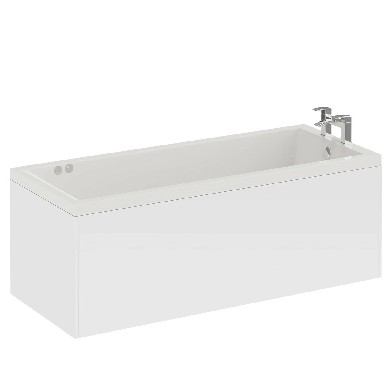 Summit 1700mm X 750mm 6 Jet Chrome Flat Jet Single Ended Whirlpool Bath 5 Summit 1700mm X 750mm 6 Jet Chrome Flat Jet Single Ended Whirlpool Bath - Image 3