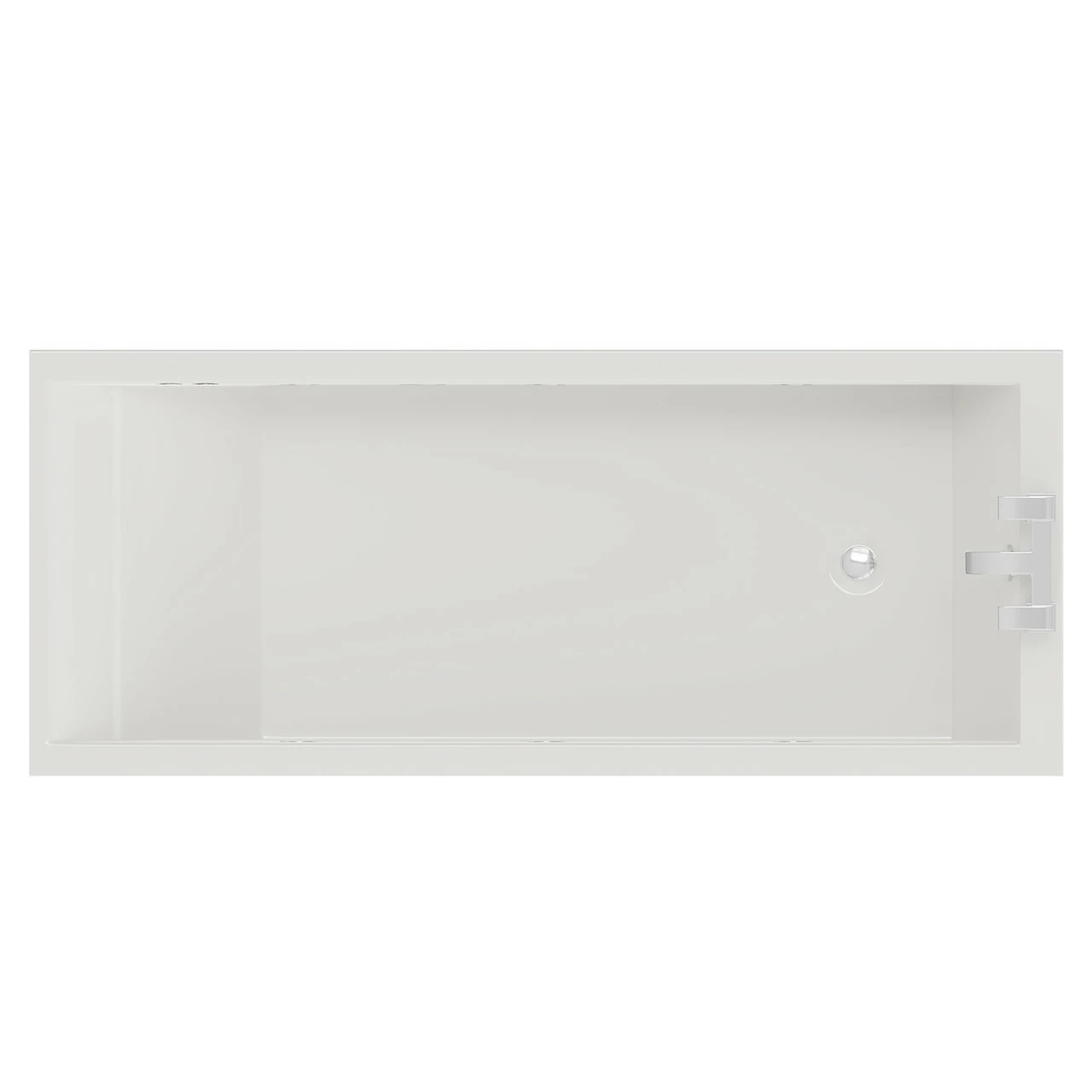 Summit 1700mm X 750mm 6 Jet Chrome Flat Jet Single Ended Whirlpool Bath 3 Summit 1700mm X 750mm 6 Jet Chrome Flat Jet Single Ended Whirlpool Bath