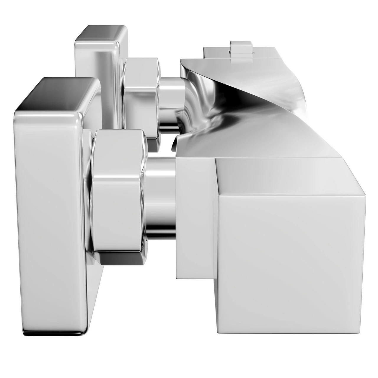 Twist Polished Chrome Thermostatic Bar Shower Valve 6 Twist Polished Chrome Thermostatic Bar Shower Valve - Image 4