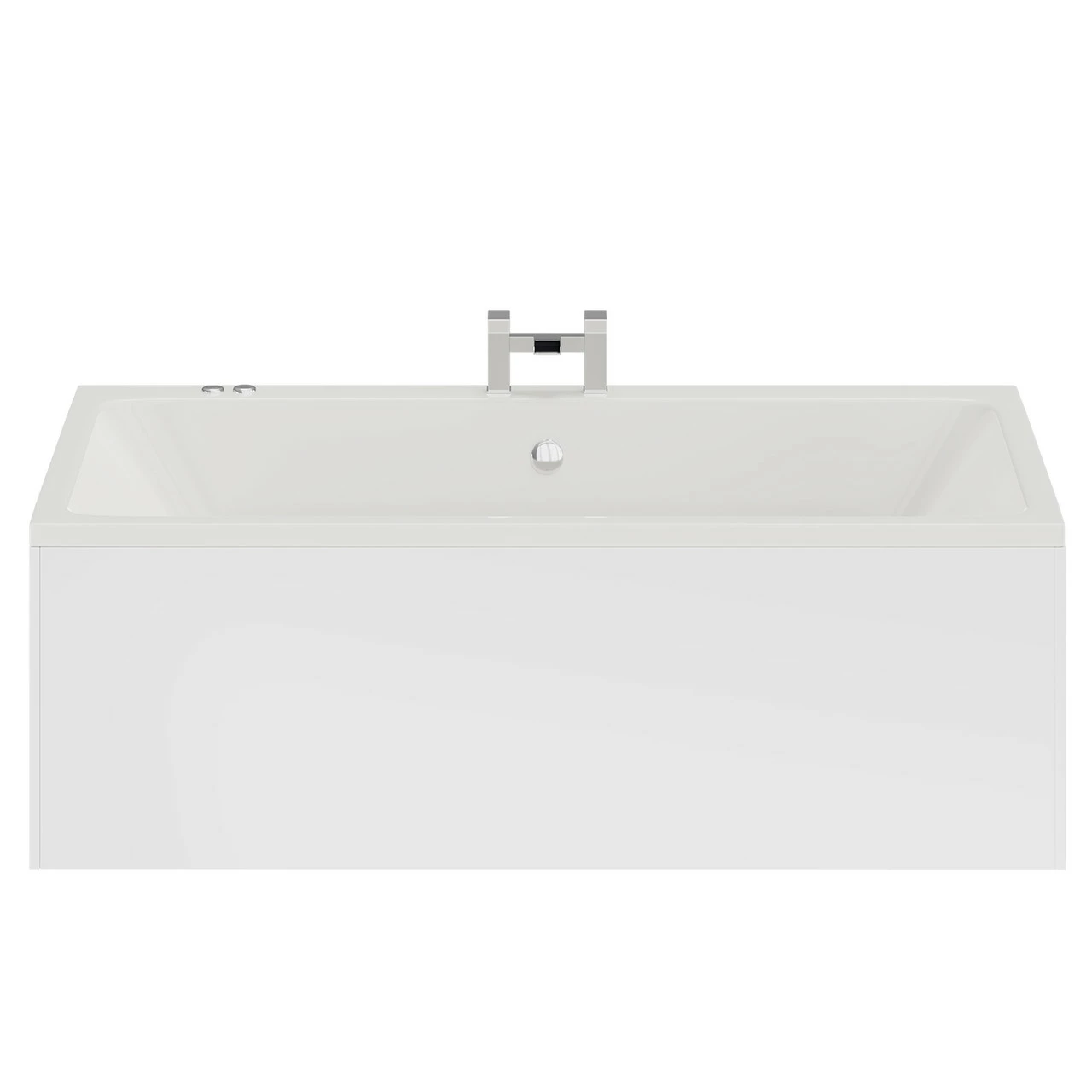 Verna 1800mm X 1100mm 6 Jet Chrome V-Tec Double Ended Whirlpool Bath 6 Verna 1800mm X 1100mm 6 Jet Chrome V-Tec Double Ended Whirlpool Bath - Image 4