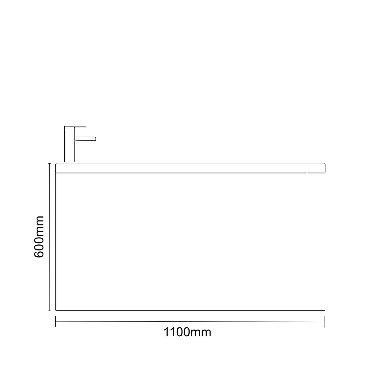 Verna 1800mm X 1100mm Straight Double Ended Bath 8 Verna 1800mm X 1100mm Straight Double Ended Bath - Image 6