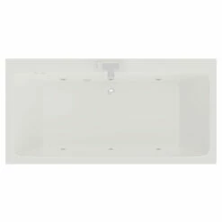 Verna 1800mm X 900mm 6 Jet Chrome Flat Jet Double Ended Whirlpool Bath