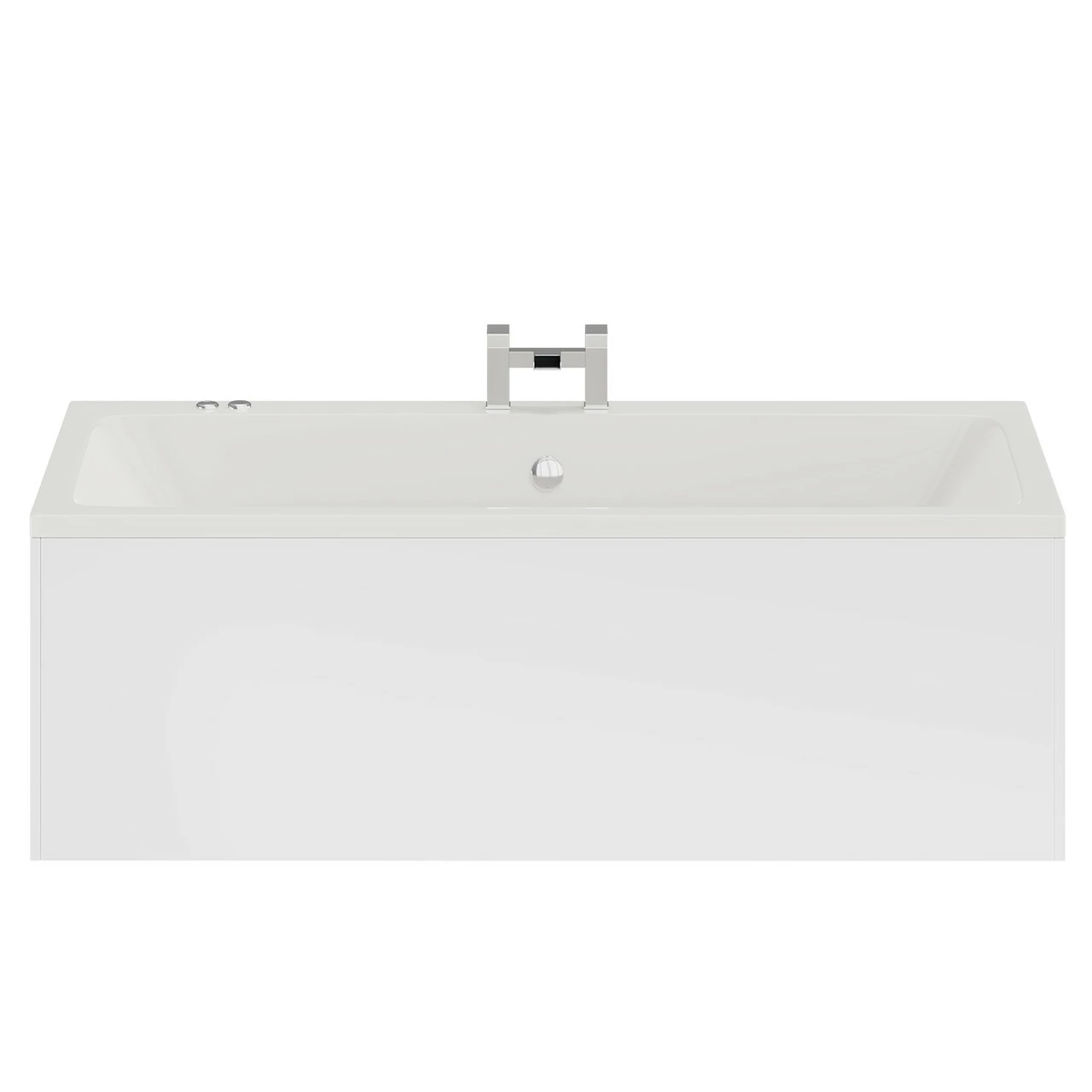 Verna 1800mm X 900mm 6 Jet Chrome V-Tec Double Ended Whirlpool Bath 6 Verna 1800mm X 900mm 6 Jet Chrome V-Tec Double Ended Whirlpool Bath - Image 4